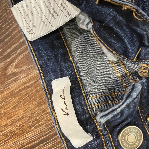 KanCan Double Fray Mid Rise Skinny Jeans Size 27/7 - Picture 3 of 7